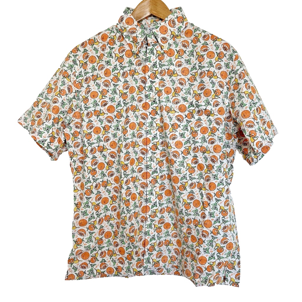 New Walt Disney World 50th Anniversary Reyn Spooner Orange Bird Camp Shirt-Small